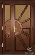 Дверь в тамбур двустворчатая-88