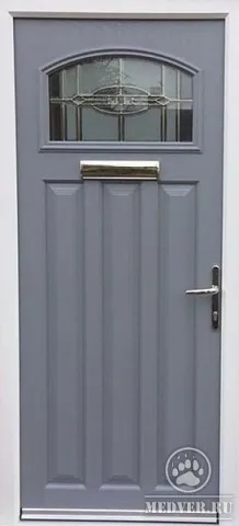 Металлическая дверь из массива сосны-145