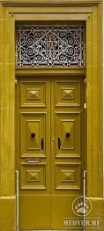 Металлическая дверь из массива сосны-167