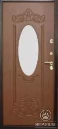 Стальная дверь с зеркалом-119